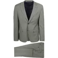 Suitable Toulon Kostuum Wol Olive | Groen | Maat 56