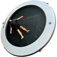 Tiki Factory Inflatable Hamac Water Pool Platform 360 Cm Zilver