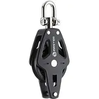 Tersma Single Bearing Pulley With Becket 72 Mm Zilver