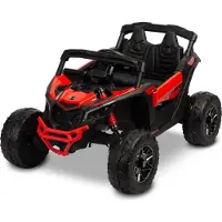 Toyz Maverick Elektrische ATV Buggy, kinderrijtuig met 4x4 aandrijving, 800W, rood