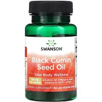 Swanson Health - Zwarte Komijnzaadolie, 500 mg - 60 Vloeibare Capsules