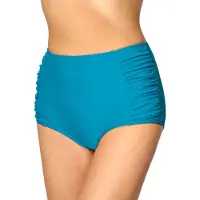 Merry Style Dames Zwembroek - Bikinibroekje - Elastische tailleband – Polyamide & Elastaan – Blauw (6046) – 40 - MS-MS10-119-SL