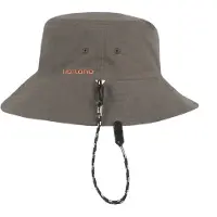 Hatland Elin Reversible - Katoenen bucket met cap keeper - Grijs - Assorti - S/M