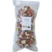 PETSTYLE LIVING Geknoopte Botten met Kip Meerkleurig 11cm - Hondensnacks - 20 Stuks