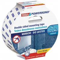 TESA POWERBOND - Dubbelzijdige Montagetape - 5 m - Waterdicht - 38 mm