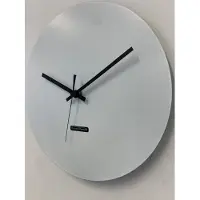 Mosa MOSACLOCK WHITE LABEL 34 LABEL Wandklok Modern Industrieel Design WIT