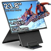 Blackview Table 10 Portable Monitor - 23,8 inch Full HD+ Draagbare monitor - Grijs