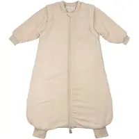 BAMBOOM Winterslaapzak Mini met armen en voeten – Mousseline Sand – 6–18M