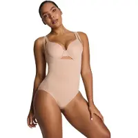 Spanx SPANXsculpt GoFigure Open Bust Bodysuit - Maat M - kleur Chai