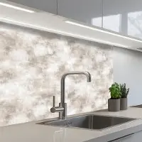 KitchenYeah Keuken achterwand 80x60 cm - Spatscherm zelfklevend Organisch - Patroon - Gemêleerd - Muurbeschermer - Spatwand fornuis