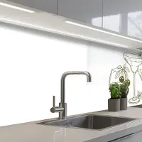KitchenYeah Keuken achterwand 300x80 cm - Spatscherm zelfklevend Glazen - Cocktails - Groen - Muurbeschermer - Spatwand fornuis