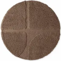 Ted Baker lambeth hoogpolig vloerkleed rond 200 cm rond