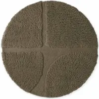 Ted Baker lambeth hoogpolig vloerkleed rond 200 cm rond
