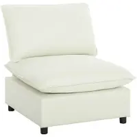 HOMCOM -Fauteuil-Linnen-146 x 85 x 78 cm-Crème