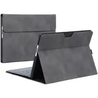 EtuiTab Microsoft Surface Pro Serie - Tablethoes - Grijs - Eco-leer - Siliconen