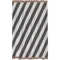 Mette Ditmer Douchegordijn Diagonal Chocolate (150 x 200 cm)