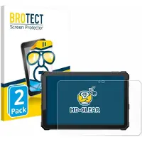 BROTECT - Screenprotector voor Blackview Active 12 Pro - Folie Beschermfolie transparant 2 Stuks