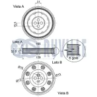 RUVILLE 8924 Wiellagerset