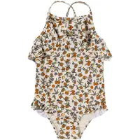 Salted Stories Meisjes Zwemkleding Pomme Flower Swimsuit - Creme - Maat 62/68