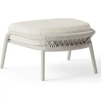 Suns Casto voetenbank rope camel sand beachy boucle