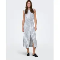 ONLY Blousejurk 'ONLGoa' lichtblauw / wit