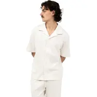 Calvin Klein Ss Hd Cotton Waffle Polo Tofu Maat: M | Casual Overhemden Outlet | Heren | Beige