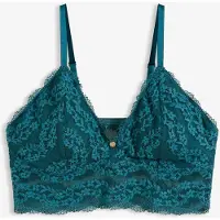 Bonprix Bralette zonder beugels met gebloemd kant maat 40