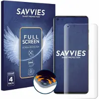Savvies - Screenprotector voor OnePlus 10 Pro 5G - Folie Beschermfolie transparant volledig dekking 4 Stuks