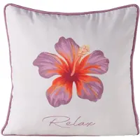 Boltze - Kussen - Sierkussen - Outdoor - Indoor - Hibiscus - 45x45 cm - voor Binnen & Buiten