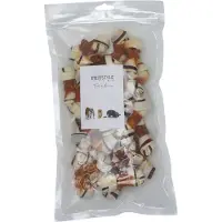 PETSTYLE LIVING Geknoopte Botten met Kip Meerkleurig 7.5cm - Hondensnacks - 25 Stuks