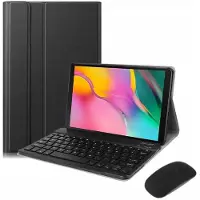 EtuiTab Serie - Tablethoes met Toetsenbord en Muis - Lenovo Tab M10 Plus 10.3 - Draadloos - Zwart