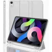 EtuiTab - Smartcase voor Apple iPad 10.9/11 Gen - Grijs - Eco-leer en Siliconen