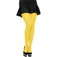 Merry Style MS-GB-162 Dames Panty - 60 DEN -Plus Size - Grote maat - Polyamide - Canarinio - XXXL