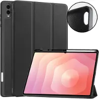 EtuiTab - Smart Pencil Etui - Samsung Galaxy Tab S11 Ultra - 14.6 inch - Zwart - Magnetische Sluiting