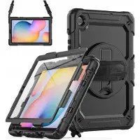 EtuiTab HighArmor Serie - Tablet Hoes - Samsung Galaxy Tab S6 Lite - Schokbestendig - Polsband