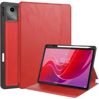 EtuiTab Serie - Etui Clear Card Pencil - Lenovo Tab M11/K11 - Rood - Magneetbevestiging