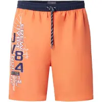 Jan Vanderstorm herren Zwemshort - 10 - oranje - Plus Size