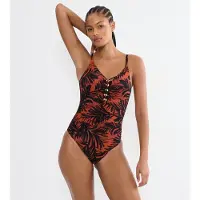 Triumph Badpak Summer Palm | Maat: 42C | Kleur: Bruin