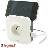 Molecule C2G 80791 Overspanningsbeveiliging Zwart, Wit 1 AC-uitgang(en)