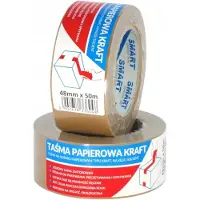 Neopak Kraft Papieren Verpakkingstape Solvent 48mm x 50m - Bruin