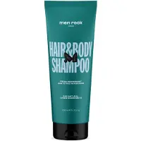 Men Rock Nu 1 + 1 gratis !! Unieke Haar & Lichaam shampoo van London met pepermunt en Citrus 200ML. Bevat maar liefst 94,18% natuurlijke ingrediënten