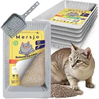 Mersjo pH Control - Kattenbakvulling - Bentonite - Gezondheid Monitoring - 5x2,7L