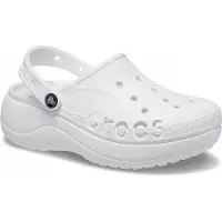 Crocs Baya Platform - Dames Klompen - Wit - Maat 36-37