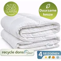 AltijdGoedSlapen gerecycled Nextlife dons dekbed Bloesem 4 seizoenen 140x200