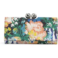 Ted Baker Leer portemonnee Bouanne Bouquet Printed Leather Large Bobble Purse Multicol veelkleurig