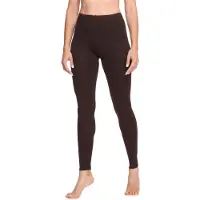 Ladeheid LA-LA40-133-LE Dames Leggings - Sport - Vrijetijdsbroek - Lang - Katoen - Sporbroek - Yogabroek - Bruin - M