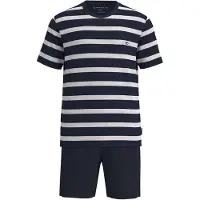 Tom Tailor Blauw-wit gestreepte heren shortama | Maat 52