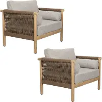 Dutchbone Oasis Outdoor Lounge Stoel - Set van 2