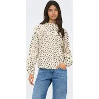 ONLY Blouse 'ONLLucinda' ecru / donkerblauw / donkergroen