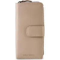 Jack kinsky Livorno 1026 Portemonnee RFID-bescherming Leer 9.5 cm beige